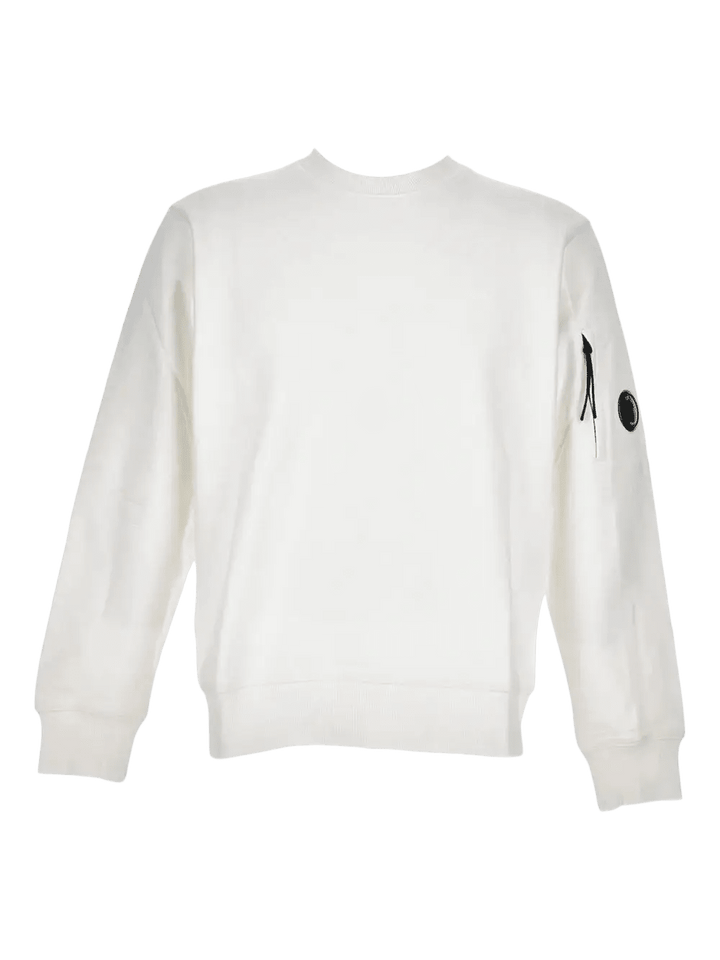 C.P. COMPANY - Sweatshirts Enroulé à Logo Blanc - Lothaire