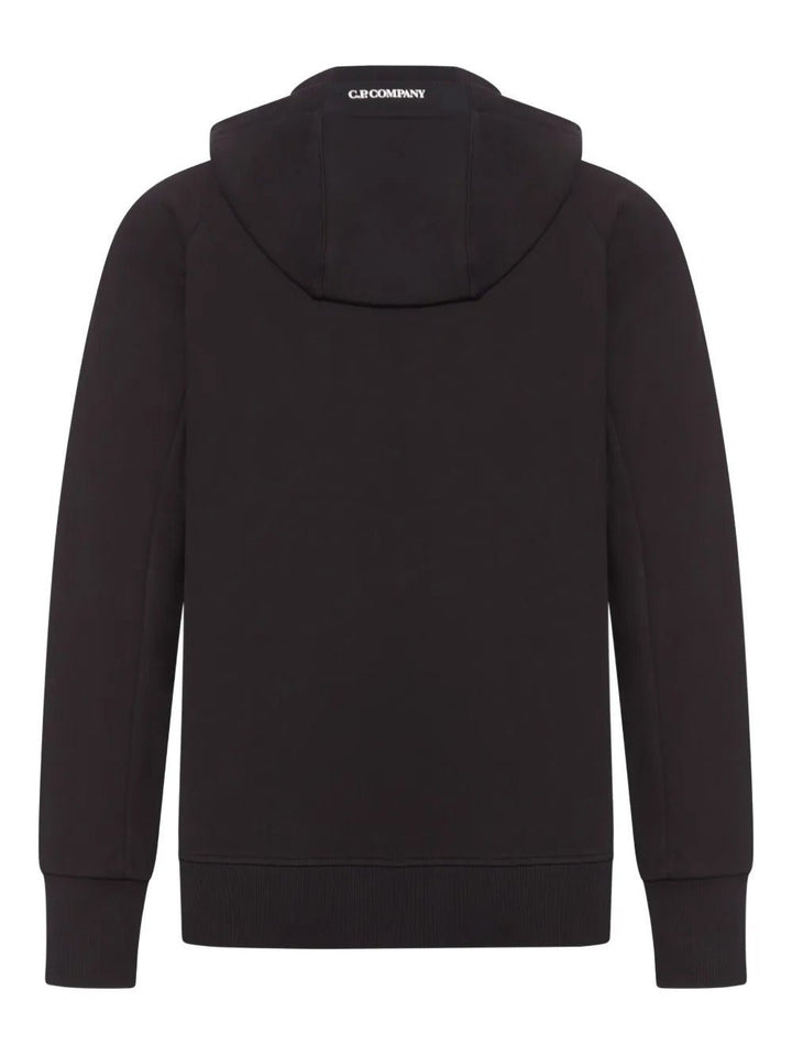 C.P. COMPANY - Sweatshirts hoodie à Fermeture Zippée Noir - Lothaire