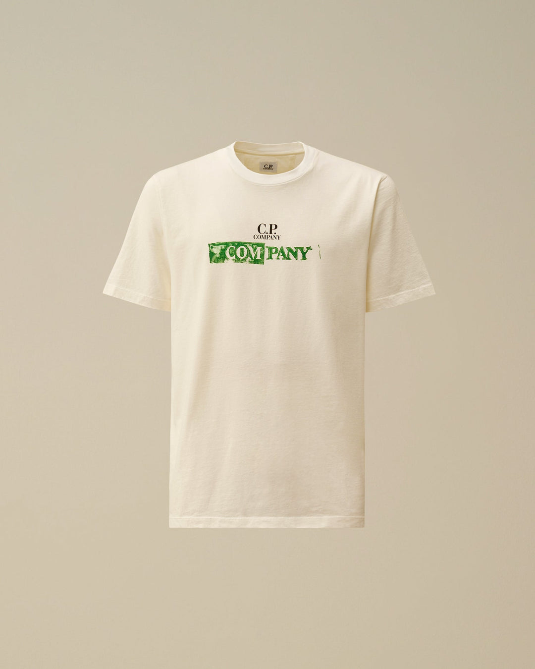 C.P. COMPANY - T-shirt 24/1 Jersey Logo blanc - Lothaire