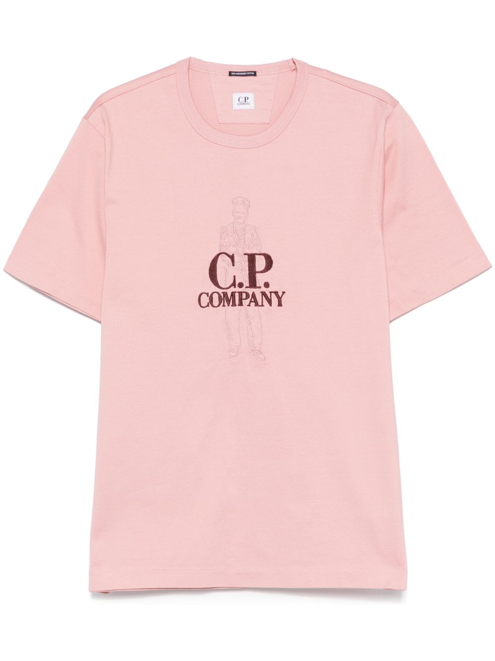 C.P. Company - t-shirt à broderies British Sailor rose - Lothaire