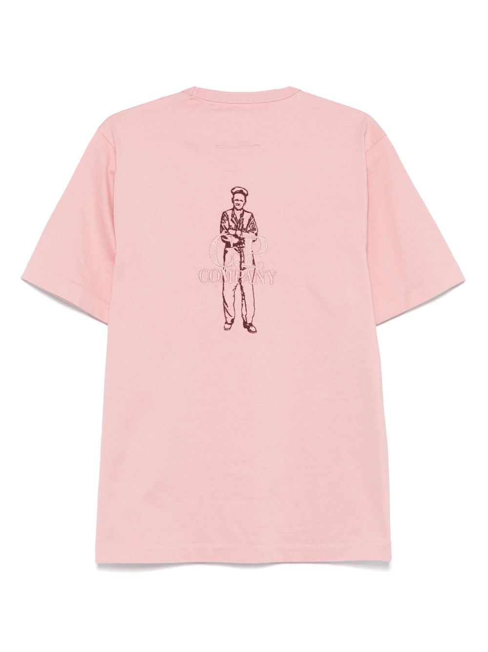 C.P. Company - t-shirt à broderies British Sailor rose - Lothaire