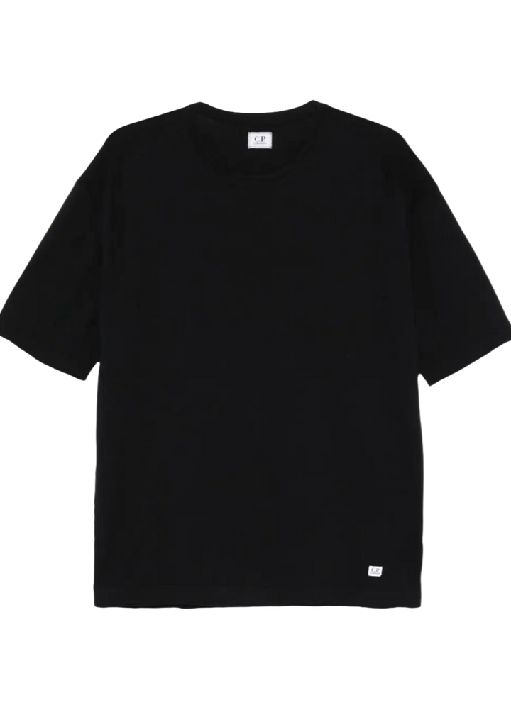 C.P. COMPANY - T-shirt à col rond petit logo Bleu eclipse - Lothaire