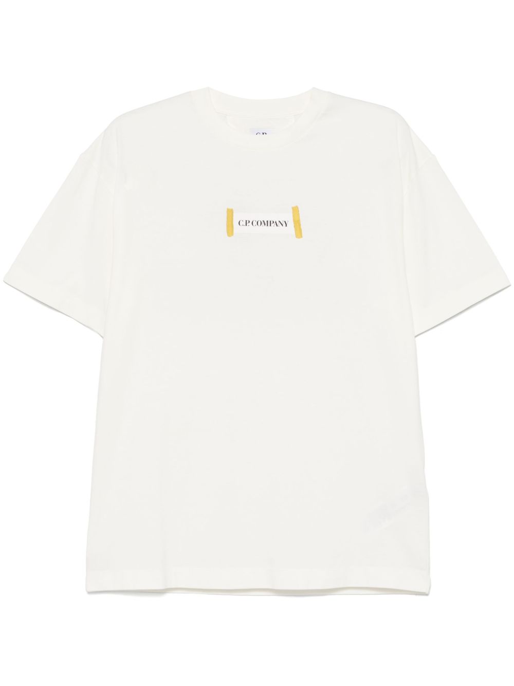 C.P. COMPANY - t-shirt à logo imprimé blanc - Lothaire