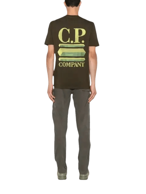 C.P. COMPANY - T-shirt à manches courtes Vert Kaki - Lothaire