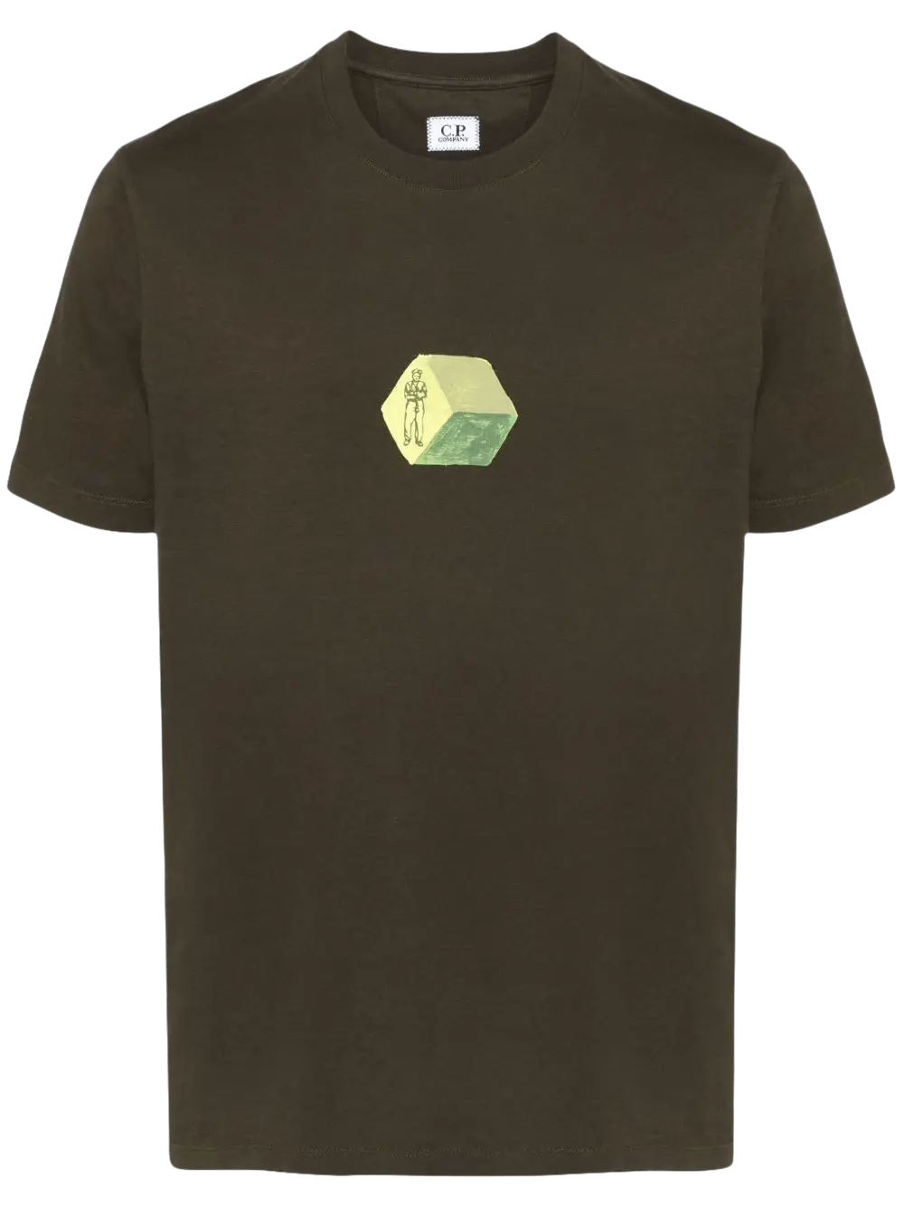 C.P. COMPANY - T-shirt à manches courtes Vert Kaki - Lothaire