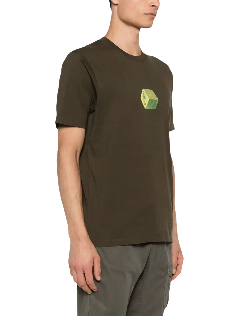 C.P. COMPANY - T-shirt à manches courtes Vert Kaki - Lothaire