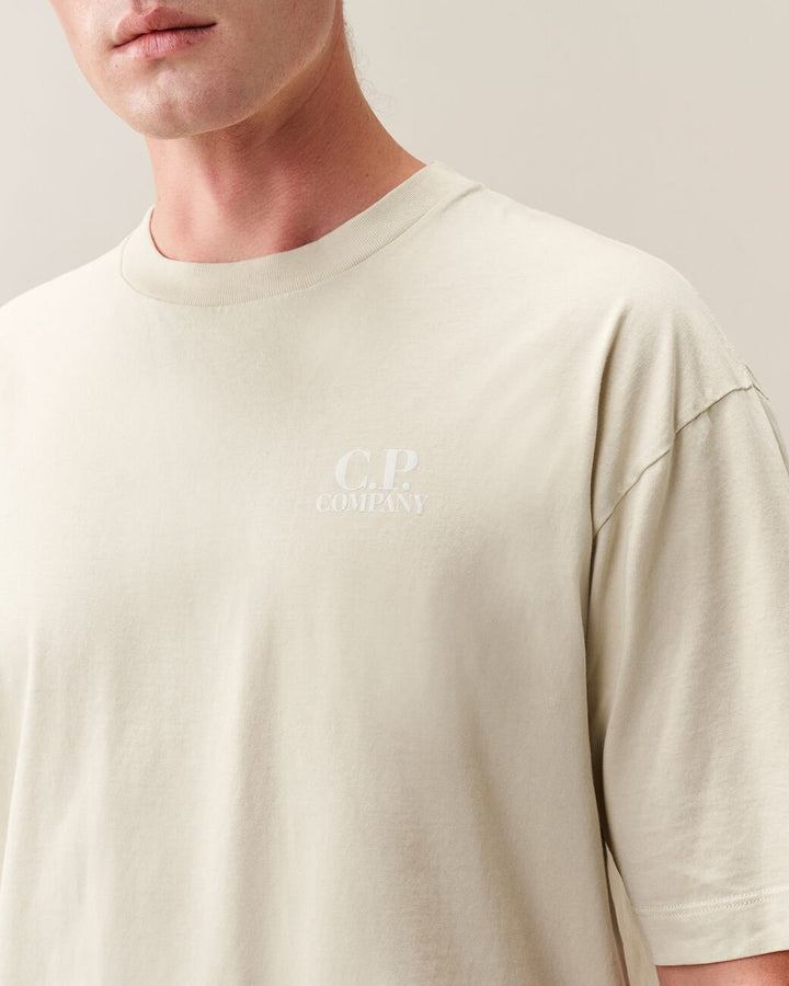 C.P. COMPANY - T-shirt British Sailor en jersey 30/1 Écru - Lothaire