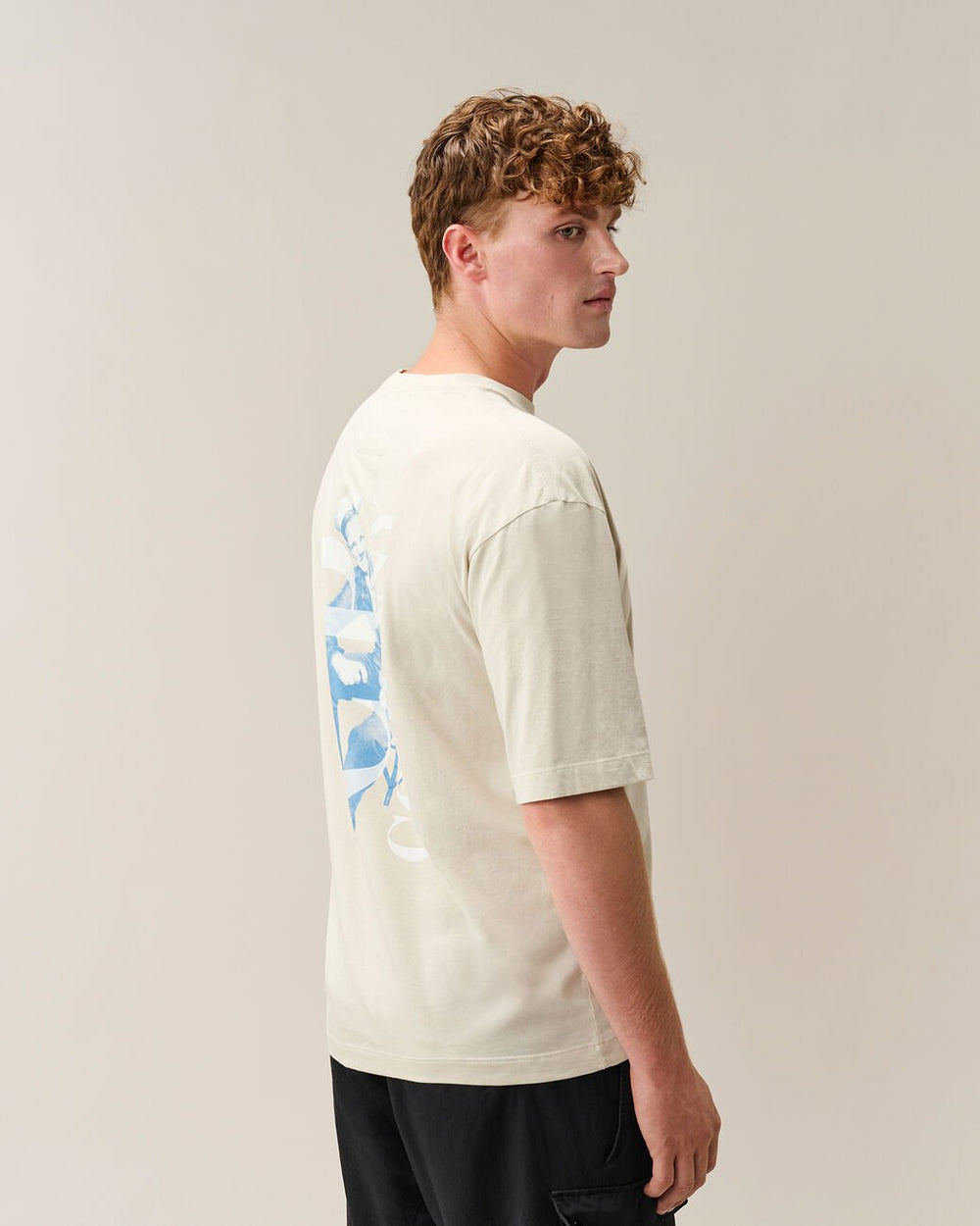 C.P. COMPANY - T-shirt British Sailor en jersey 30/1 Écru - Lothaire