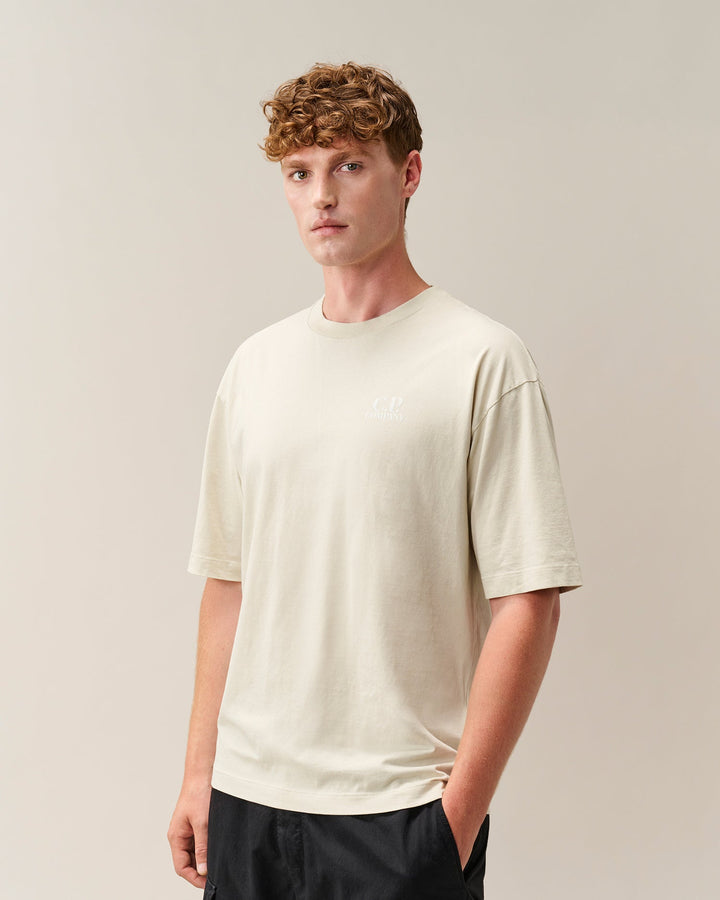 C.P. COMPANY - T-shirt British Sailor en jersey 30/1 Écru - Lothaire