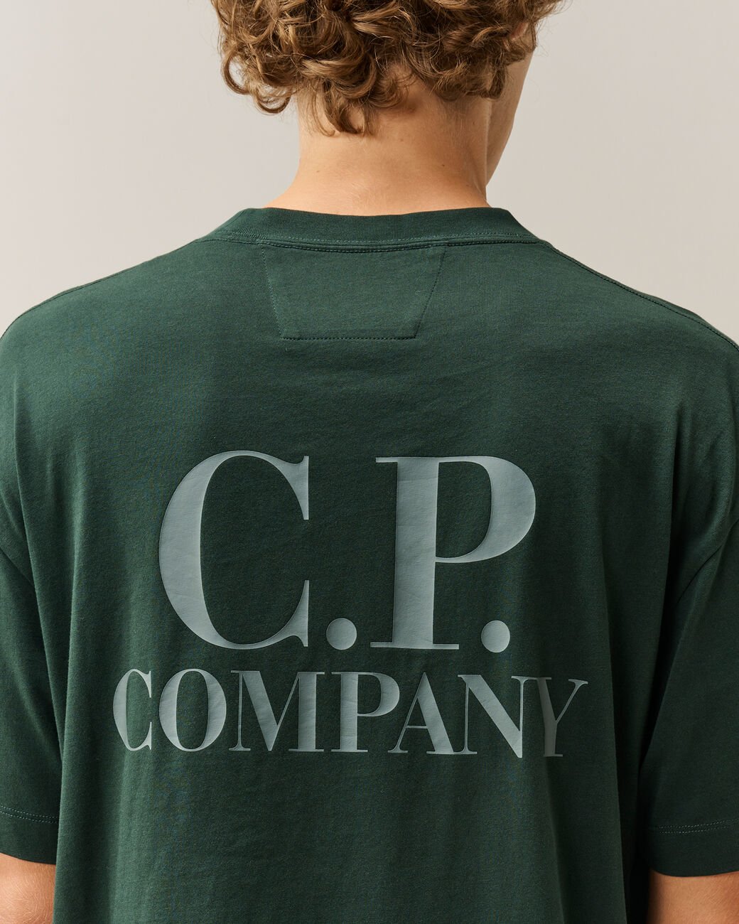 C.P. COMPANY - T-shirt Comfort en jersey de coton Vert sapin - Lothaire
