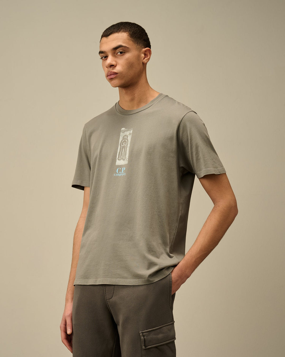 C.P. COMPANY - T-shirt en jersey de coton Gris - Lothaire