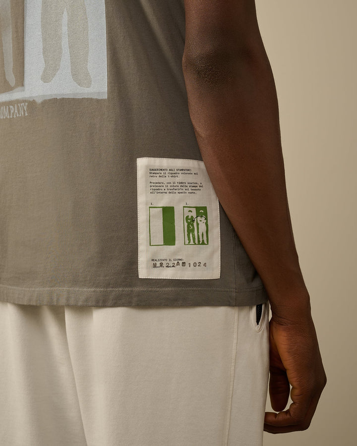 C.P. COMPANY - T-shirt en jersey de coton Gris - Lothaire