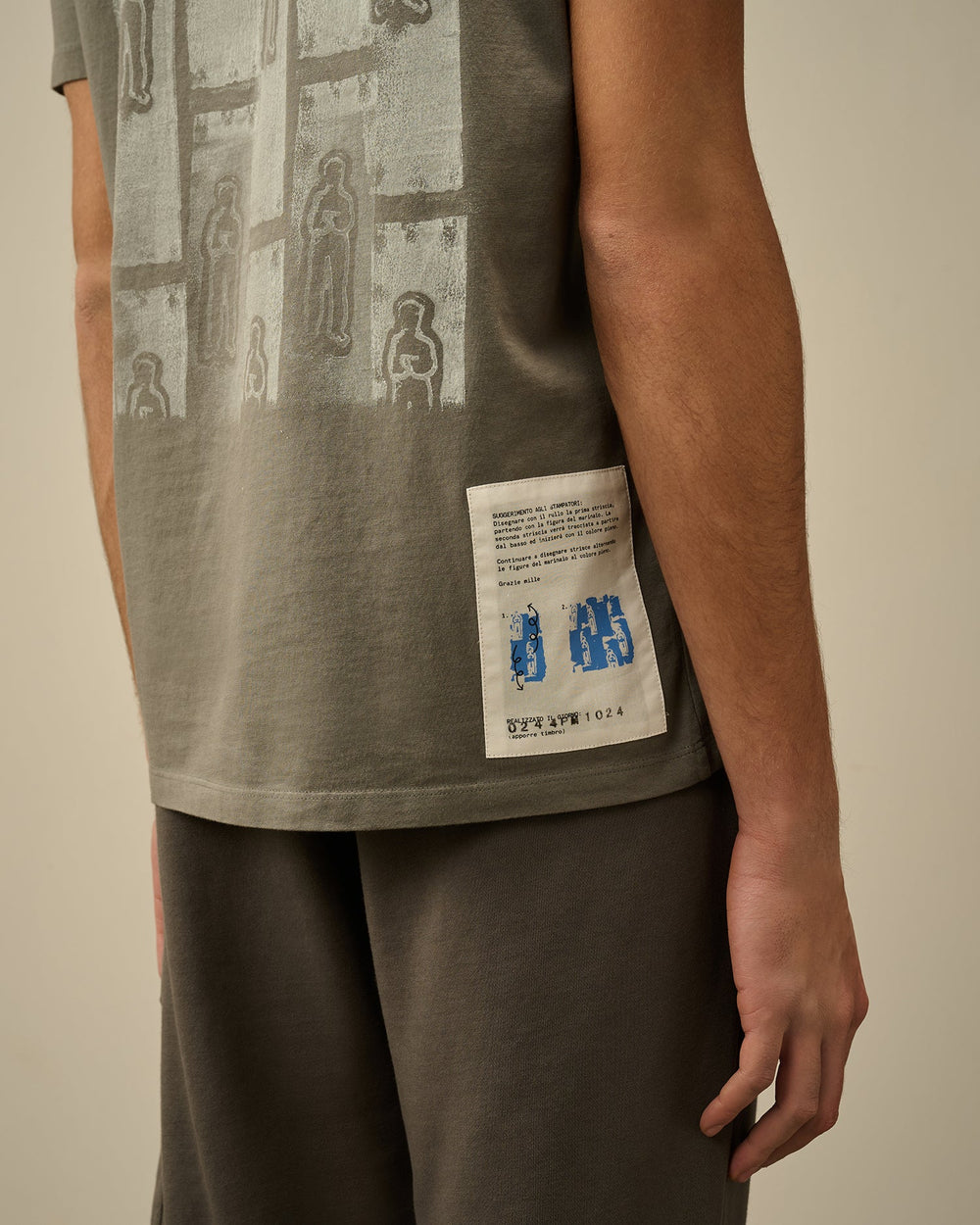 C.P. COMPANY - T-shirt en jersey de coton Gris - Lothaire
