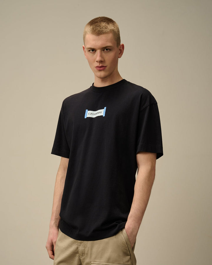 C.P. COMPANY - T-shirt en jersey de coton Noir - Lothaire