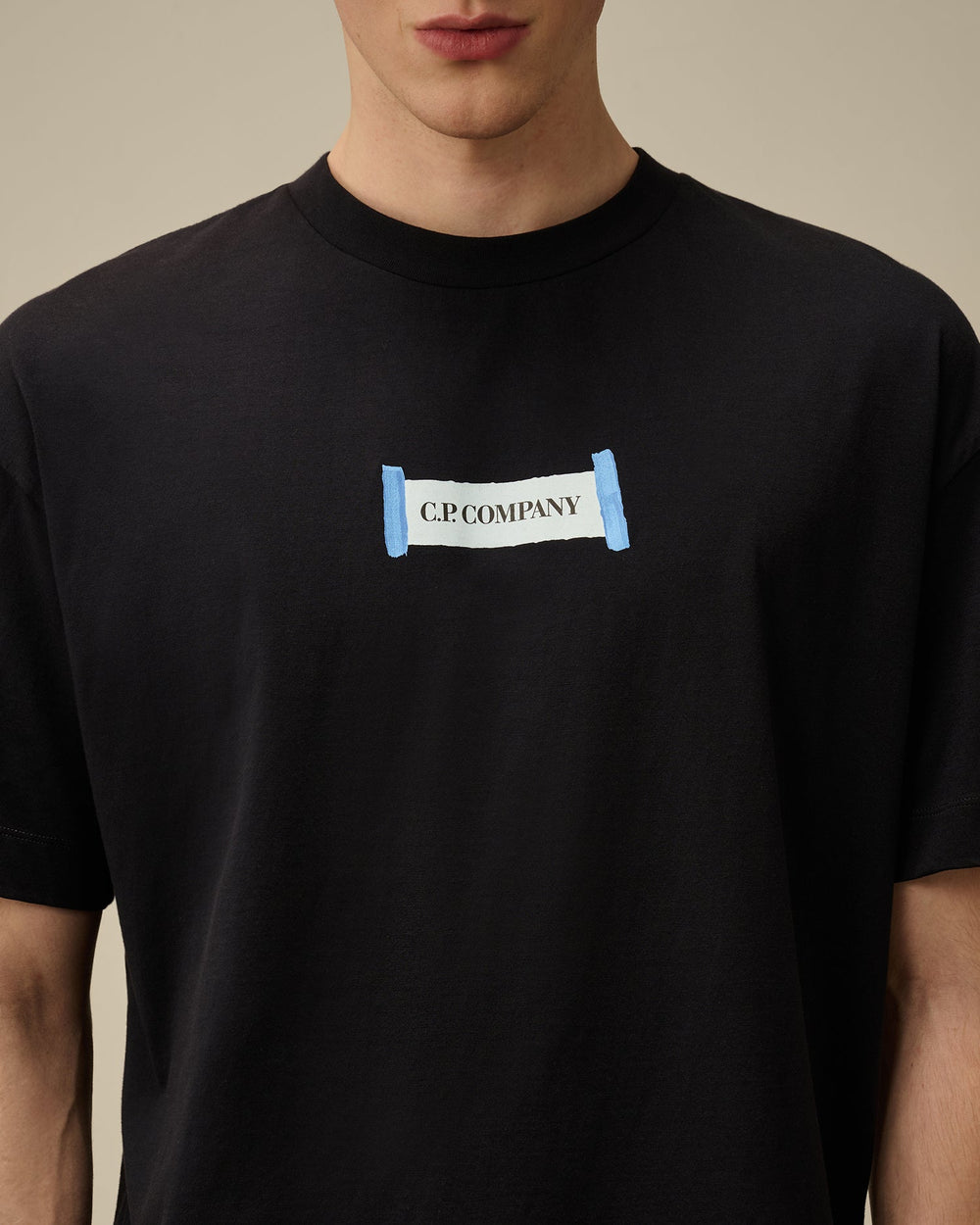 C.P. COMPANY - T-shirt en jersey de coton Noir - Lothaire