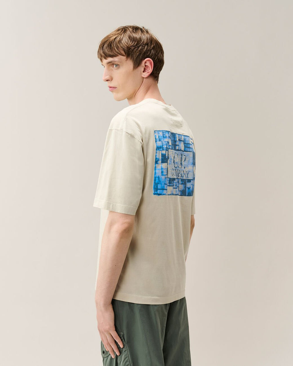 C.P. COMPANY - T-shirt Graphics en jersey 30/1 Écru - Lothaire