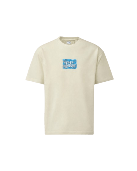 C.P. COMPANY - T-shirt Graphics en jersey 30/1 Écru - Lothaire