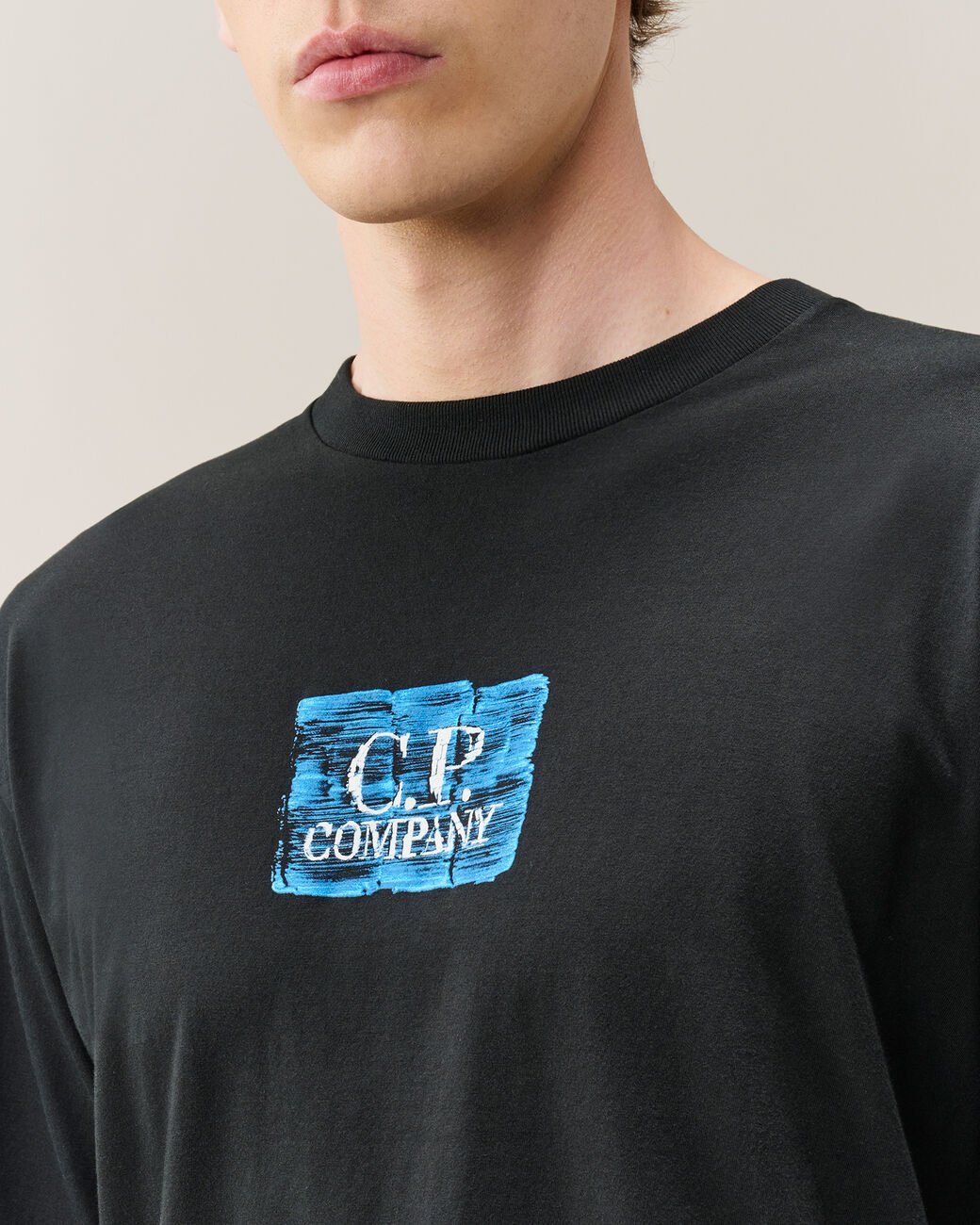 C.P. COMPANY - T-shirt Graphics en jersey 30/1 Noir - Lothaire