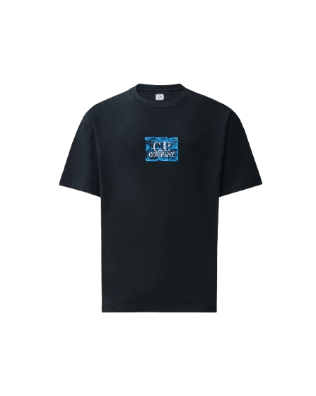 C.P. COMPANY - T-shirt Graphics en jersey 30/1 Noir - Lothaire