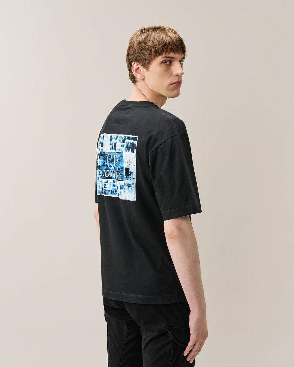 C.P. COMPANY - T-shirt Graphics en jersey 30/1 Noir - Lothaire