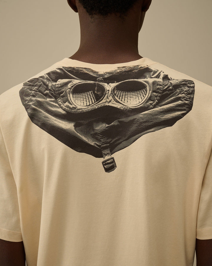 C.P. COMPANY - T-shirt Jersey Short Sleeve Goggle Beige - Lothaire
