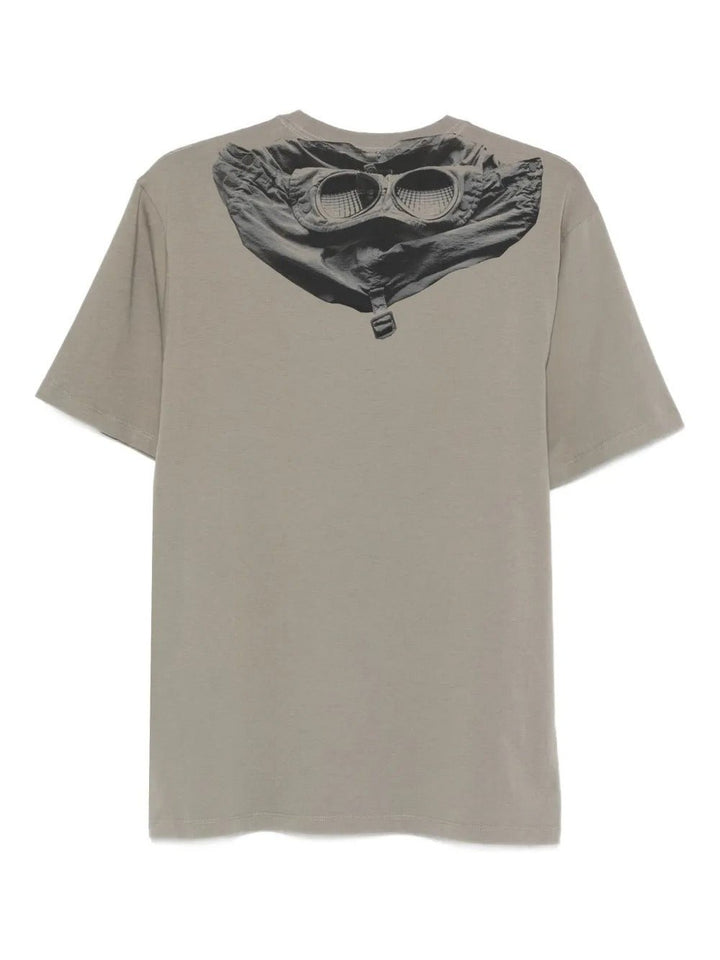 C.P. COMPANY - T-shirt Jersey Short Sleeve Goggle Gris - Lothaire