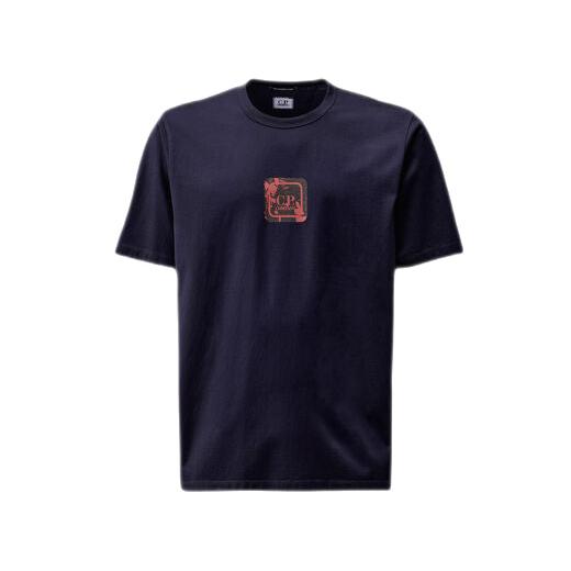 C.P. COMPANY - T-shirt Metropolis Comics marine - Lothaire
