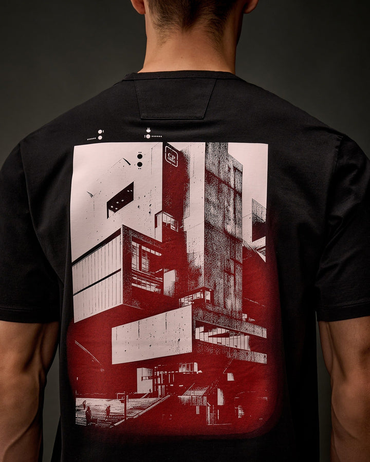 C.P. COMPANY - T-shirt Metropolis Series Mercerized Jersey Noir - Lothaire
