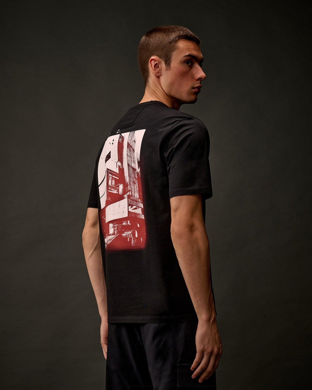 C.P. COMPANY - T-shirt Metropolis Series Mercerized Jersey Noir - Lothaire