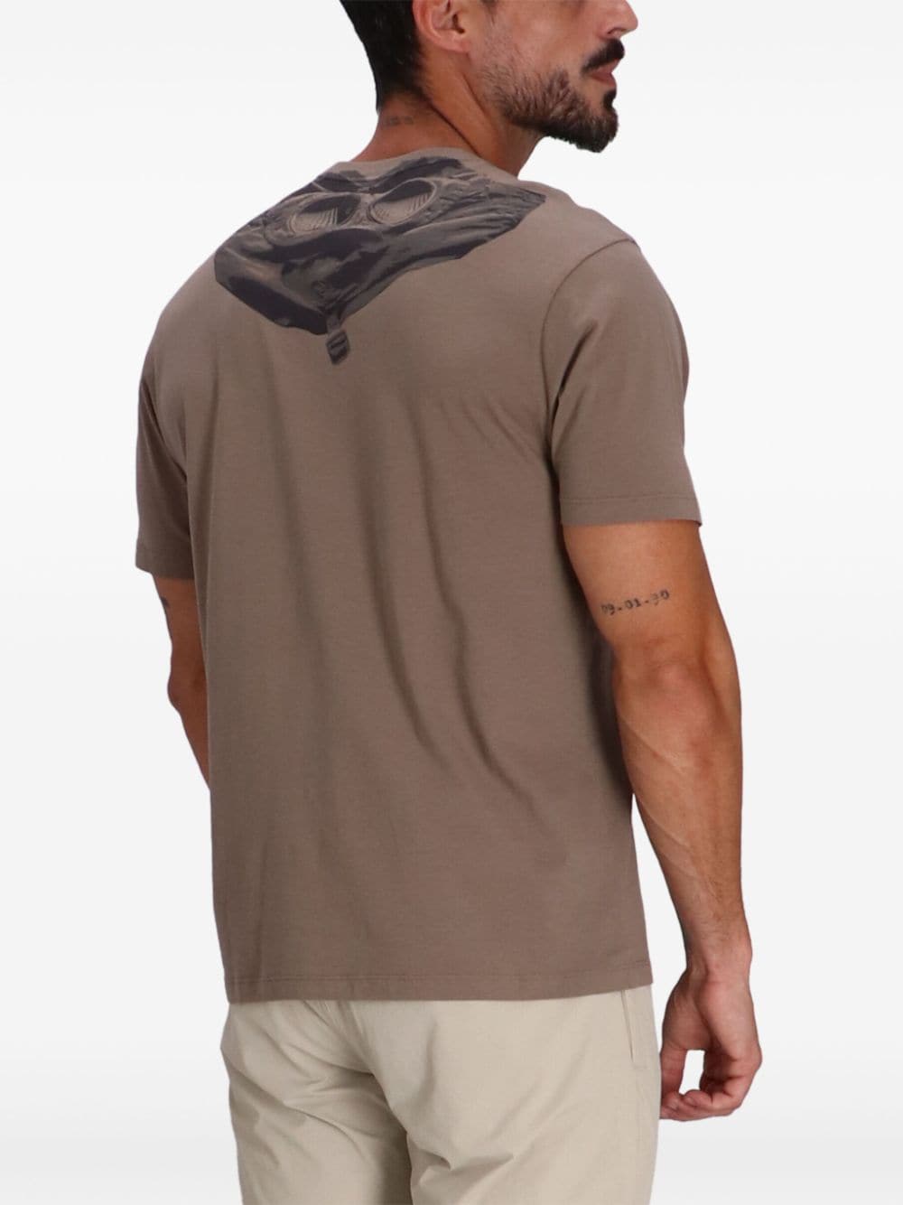C.P Company - T-shirt Signature Goggles Marron - Lothaire