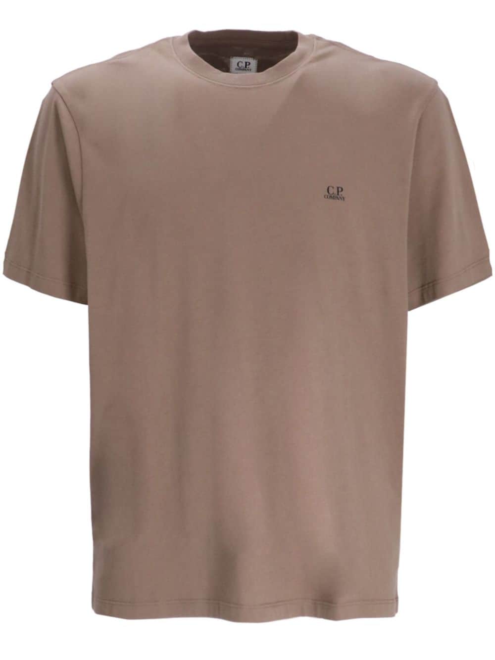 C.P Company - T-shirt Signature Goggles Marron - Lothaire