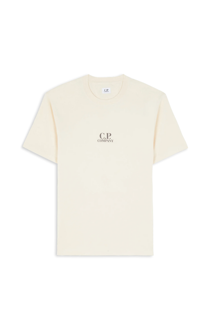 C.P. COMPANY - T-shirt T - SHIRTS SHORT SLEEVE IN JERSEY 30/1 - Beige - Lothaire