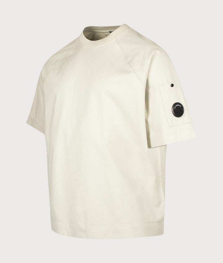 C.P. COMPANY - T-shirt Twisted Lens en jersey mercerisé 30/2 Écru - Lothaire