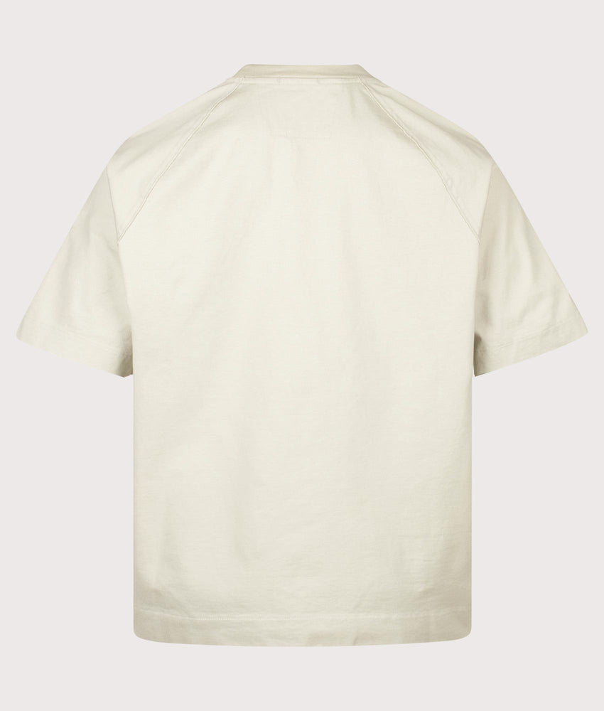 C.P. COMPANY - T-shirt Twisted Lens en jersey mercerisé 30/2 Écru - Lothaire
