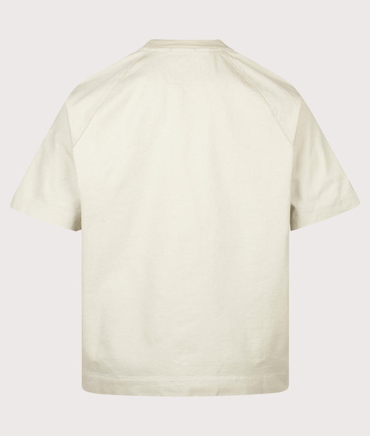 C.P. COMPANY - T-shirt Twisted Lens en jersey mercerisé 30/2 Écru - Lothaire