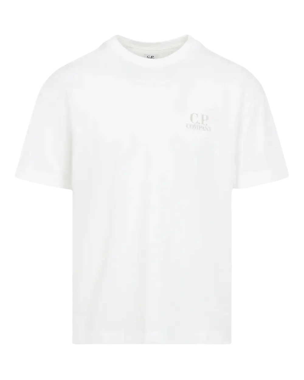 C.P. COMPANY - T-Shirts à Logo Blanc - Lothaire