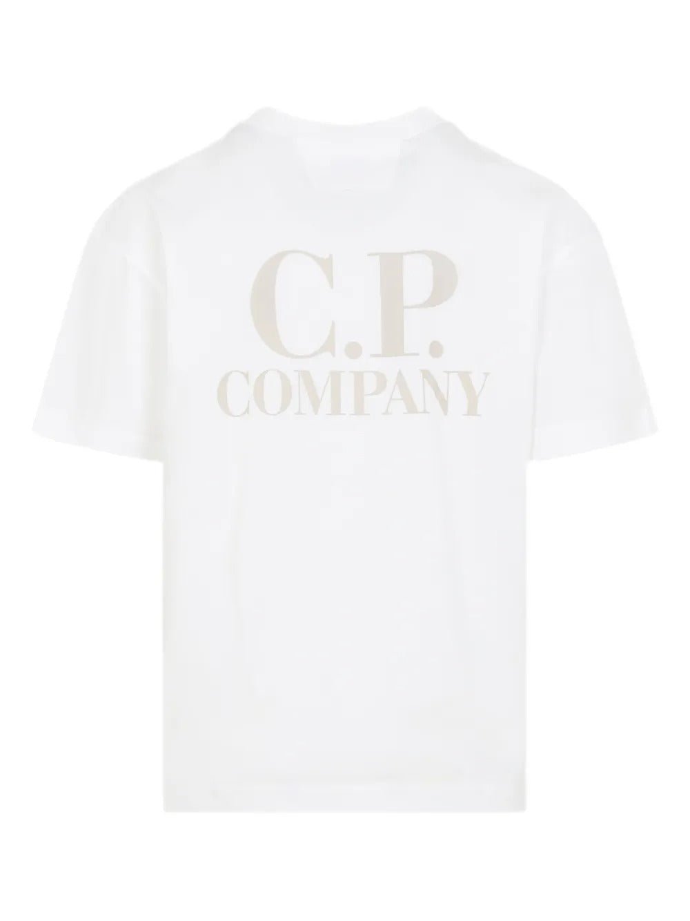 C.P. COMPANY - T-Shirts à Logo Blanc - Lothaire