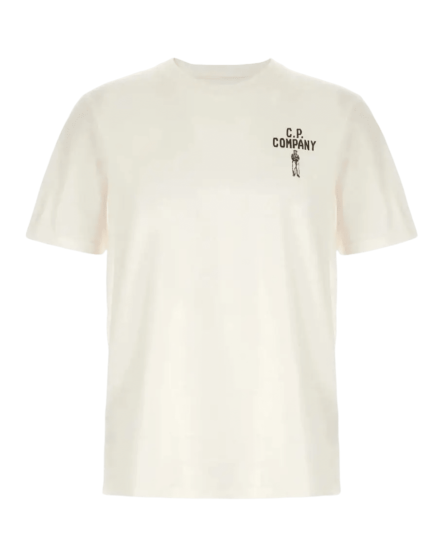 C.P. COMPANY - T-Shirts Printed Crew - Neck Beige - Lothaire