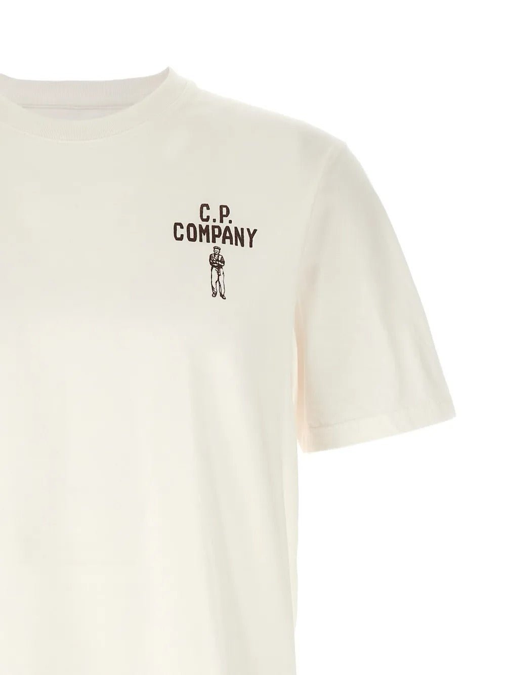 C.P. COMPANY - T-Shirts Printed Crew - Neck Beige - Lothaire