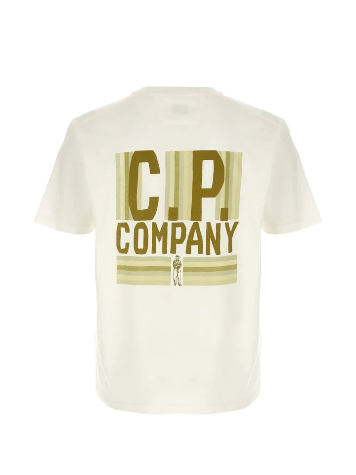 C.P. COMPANY - T-Shirts Printed Crew - Neck Beige - Lothaire