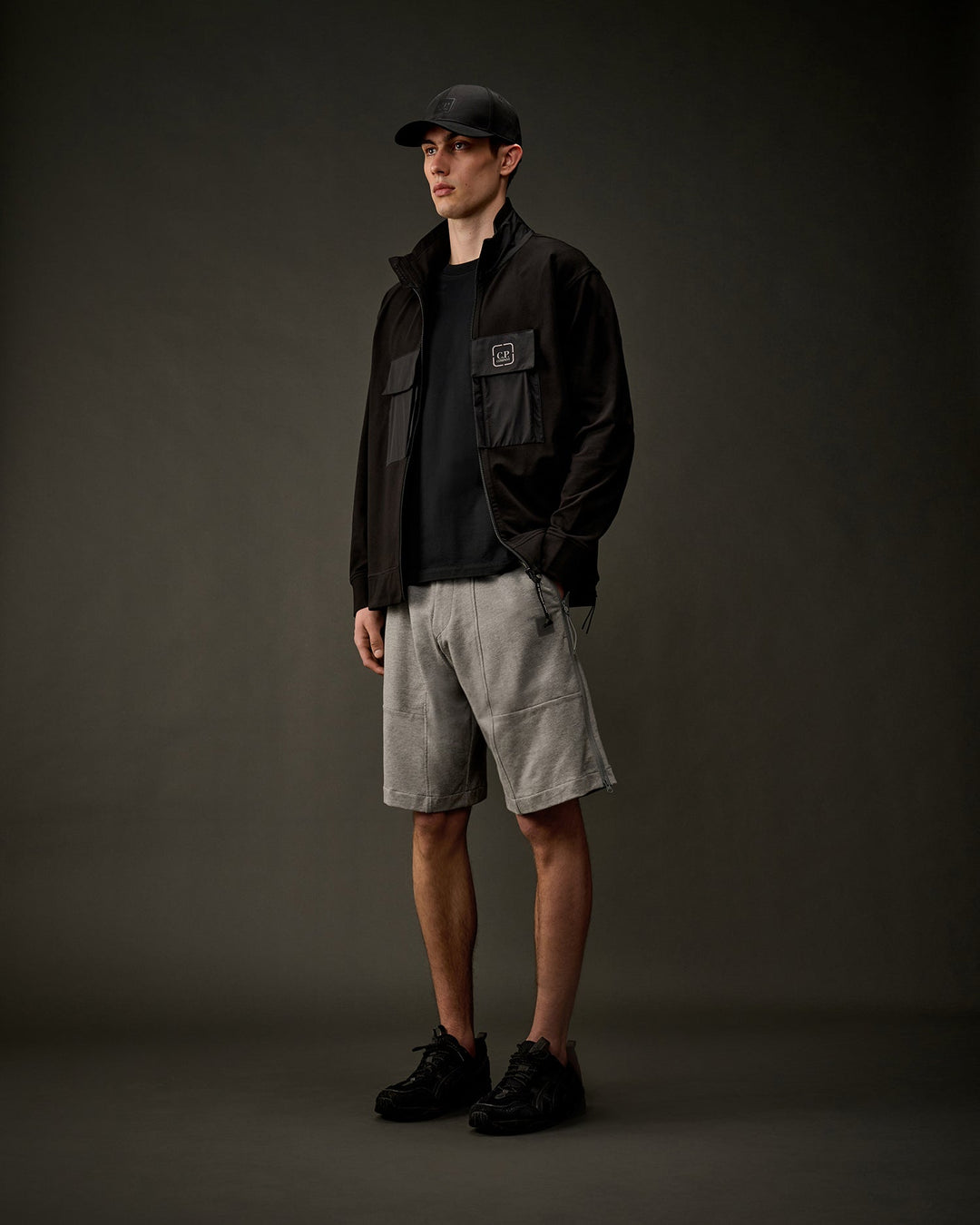 C.P. COMPANY - The Metropolis Series Mercerized Jersey Chest Logo T-Shirt noir - Lothaire