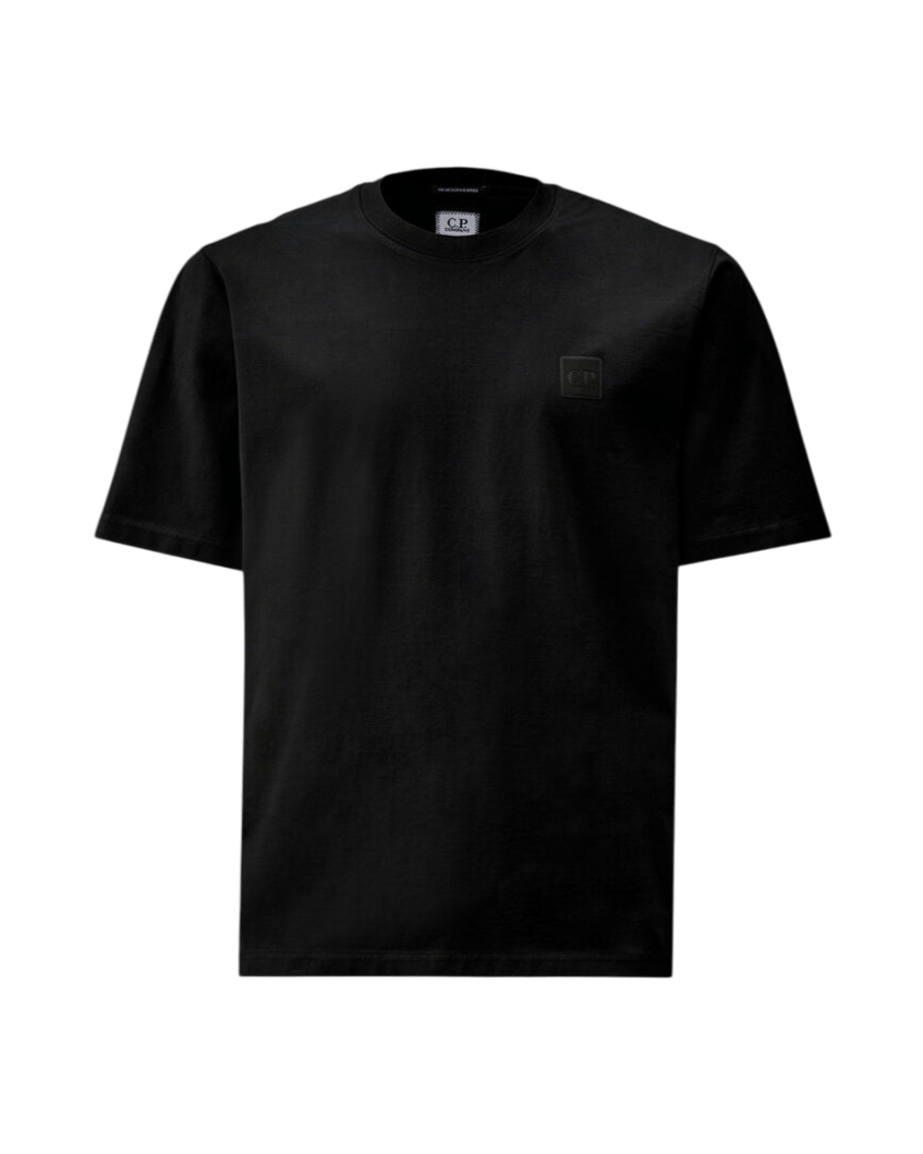 C.P. COMPANY - The Metropolis Series Mercerized Jersey Chest Logo T-Shirt noir - Lothaire