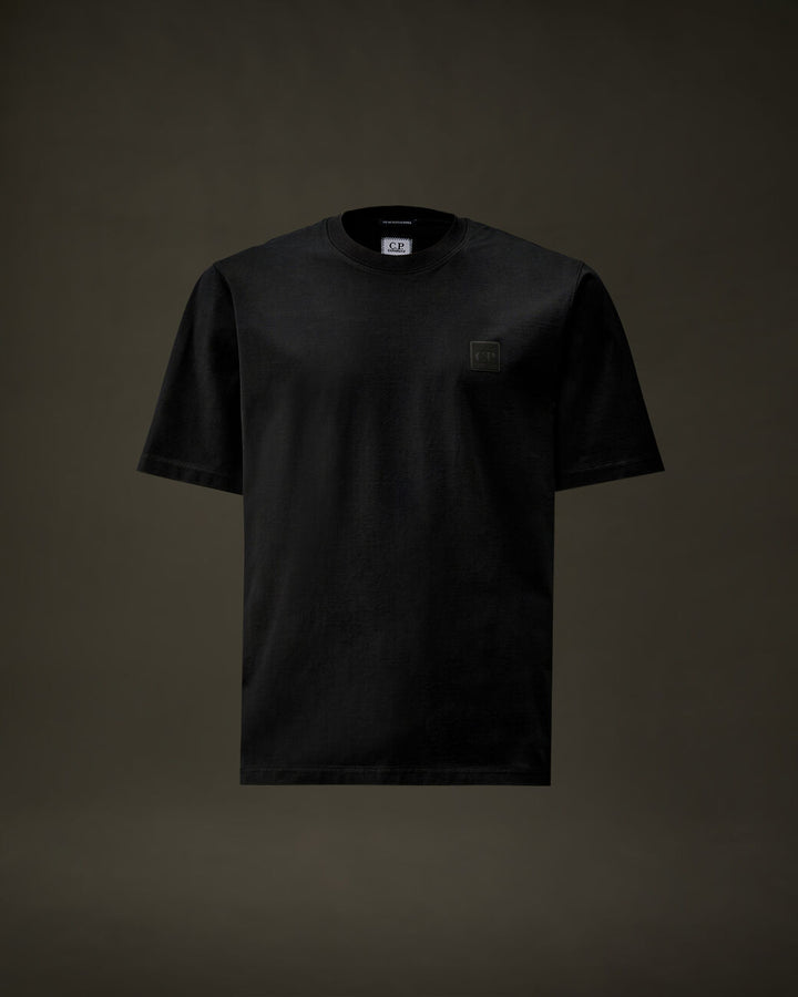 C.P. COMPANY - The Metropolis Series Mercerized Jersey Chest Logo T-Shirt noir - Lothaire