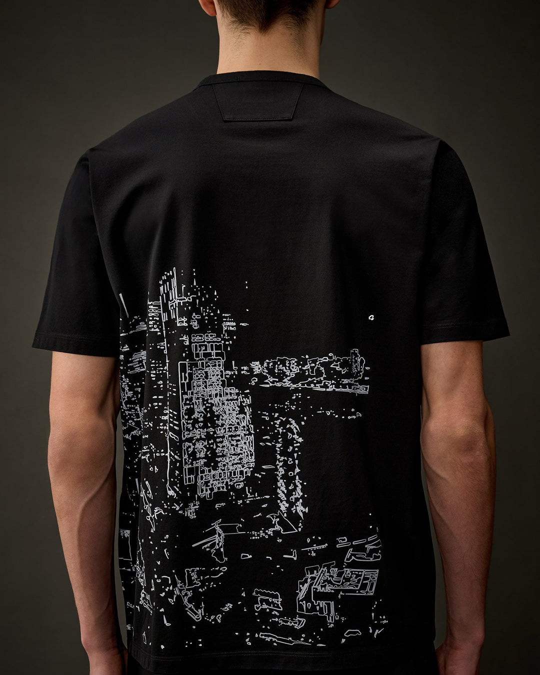 C.P. COMPANY - The Metropolis Series Mercerized Jersey Graphics T-Shirt noir - Lothaire