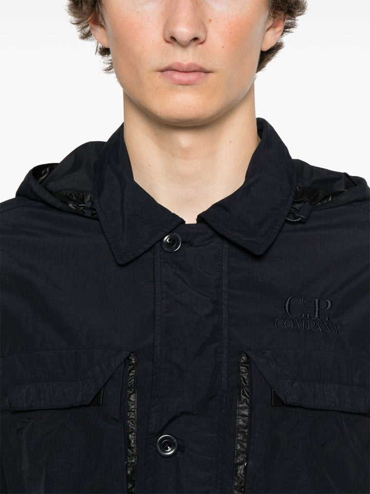 C.P. COMPANY - The Metropolis Series Pertex® Concealable Hood Jacket noir - Lothaire