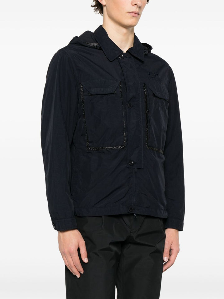 C.P. COMPANY - The Metropolis Series Pertex® Concealable Hood Jacket noir - Lothaire