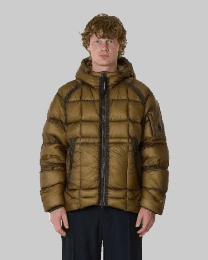 C.P. COMPANY - Veste DD-Shell Brun Olive - Lothaire
