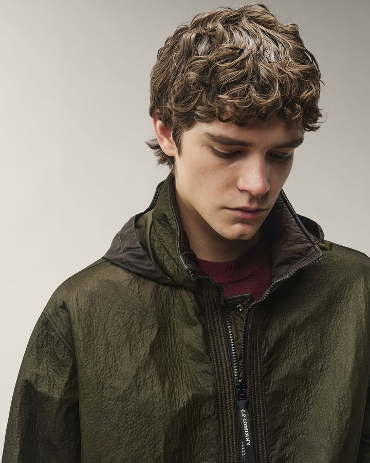 C.P. COMPANY - Veste réversible Bi-Face Vert kaki - Lothaire