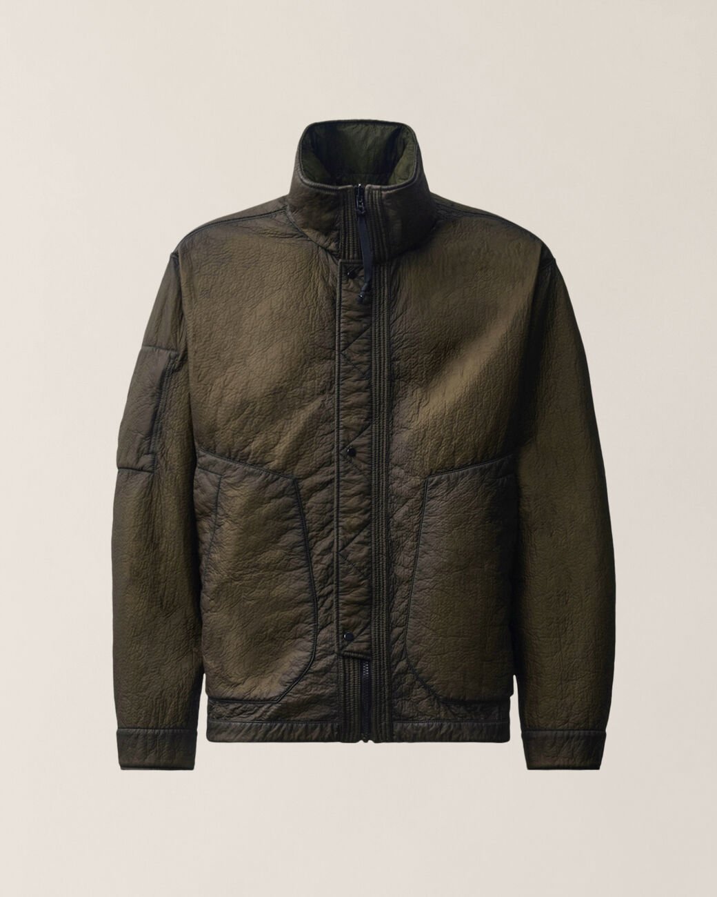 C.P. COMPANY - Veste réversible Bi-Face Vert kaki - Lothaire