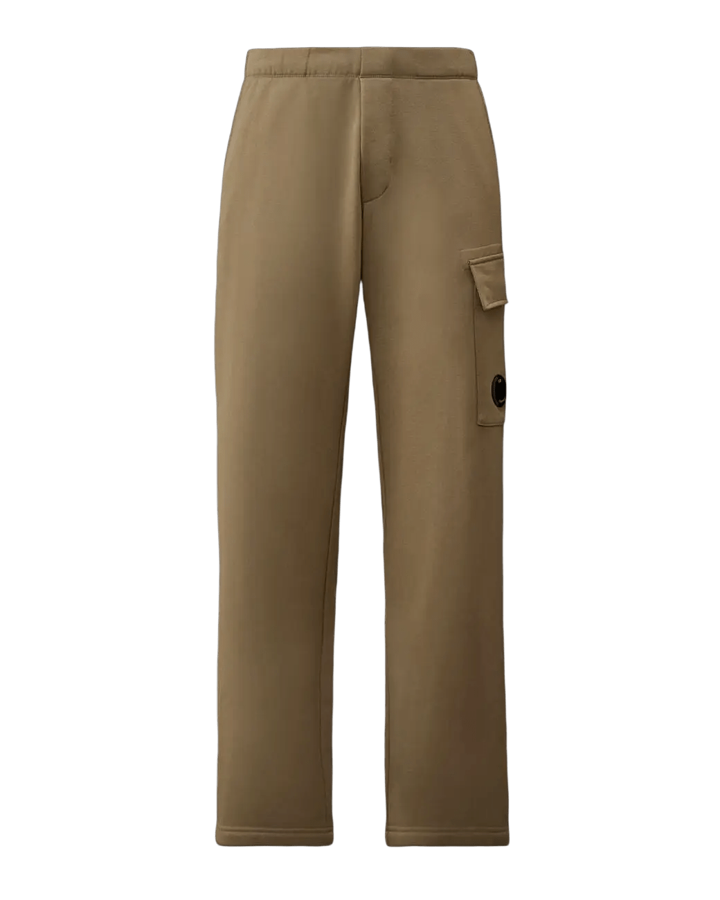 C.P.COMPANY - Diagonal Raised Fleece Cargo Lens Sweatpants Fallen Rock - Lothaire
